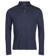 T1442 1442 Tee Jays Pima Cotton Long Sleeve Polo Shirt Navy colour image